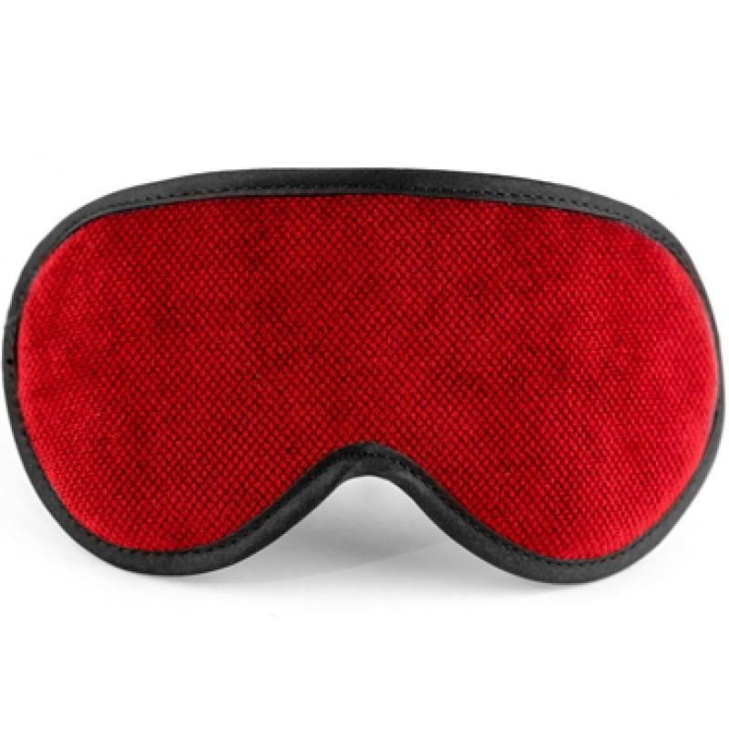 Непрозрачная маска на глаза «My Rules» красного цвета, БДСМ арсенал