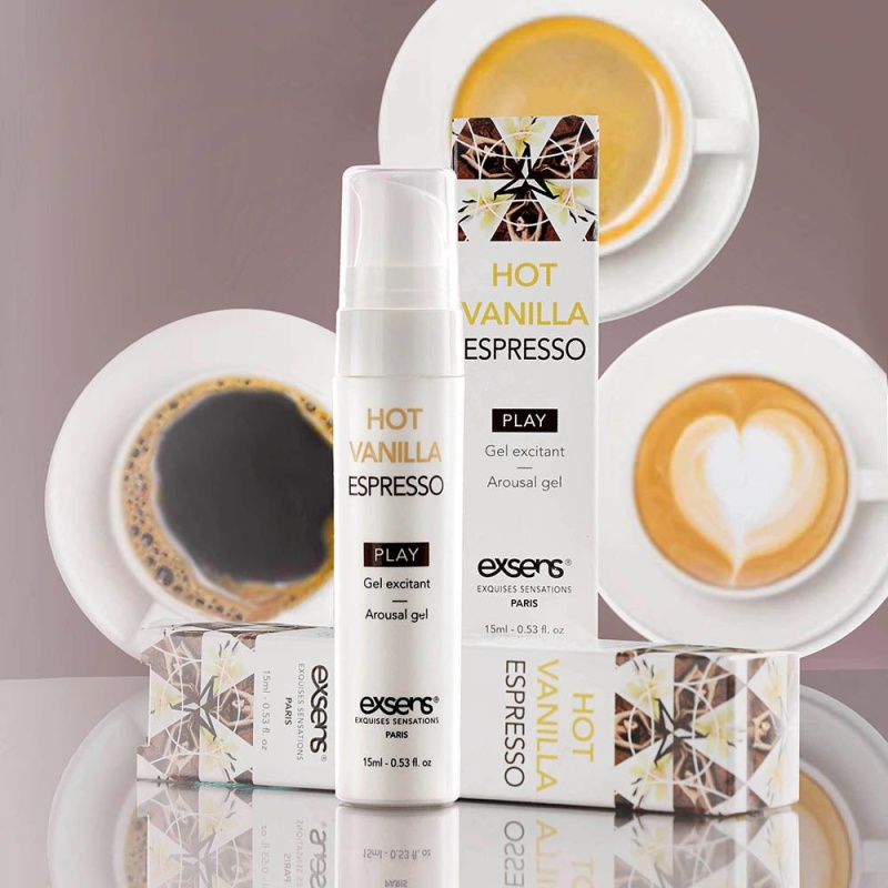 EXSENS Возбуждающий гель Hot Vanilla Espresso (эспрессо-ваниль)