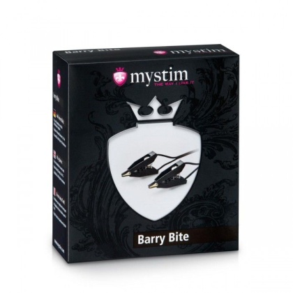 Mystim «Barry Bite» электрозажимы для массажа груди и половых губ