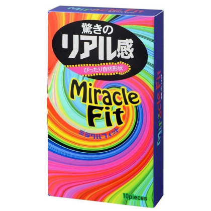 Презервативы с сужающимися зонами Sagami №10 Miracle Fit 10 шт,