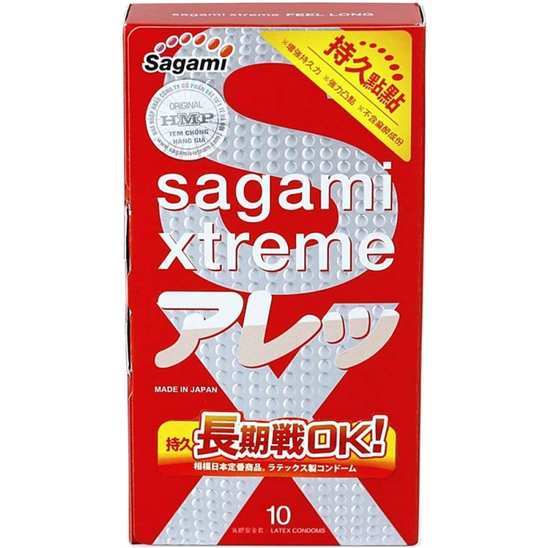 SAGAMI Презервативы Xtreme Feel Long латексные, ультрапрочные 10шт