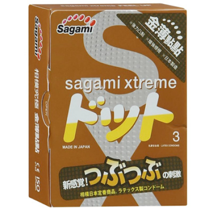 SAGAMI Презервативы Xtreme Feel UP латексные, усиливающие ощущения 3шт