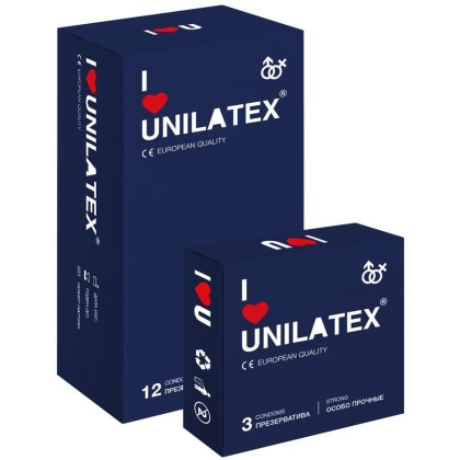 UNILATEX Презервативы особо прочные 15шт