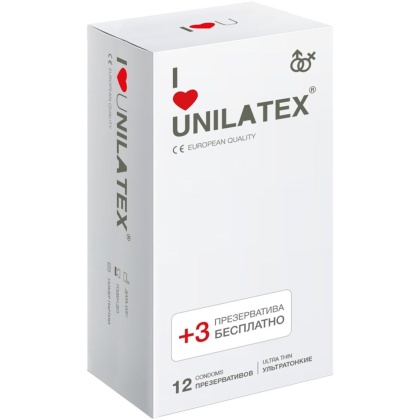 unilatex prezervativy ultratonkie 12sht 3sht 49