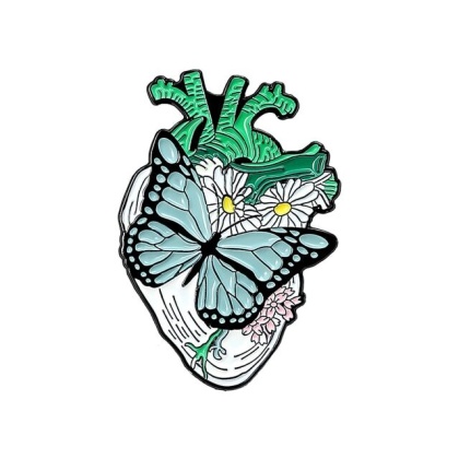 Значок Сердце бабочка