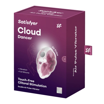 Satisfyer Cloud Dancer вакуумно-волновой клиторальный вибростимулятор (pink)
