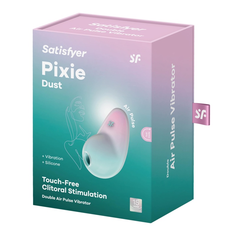 Satisfyer Pixie Dust вакуумно-волновой клиторальный вибростимулятор (mint/pink)