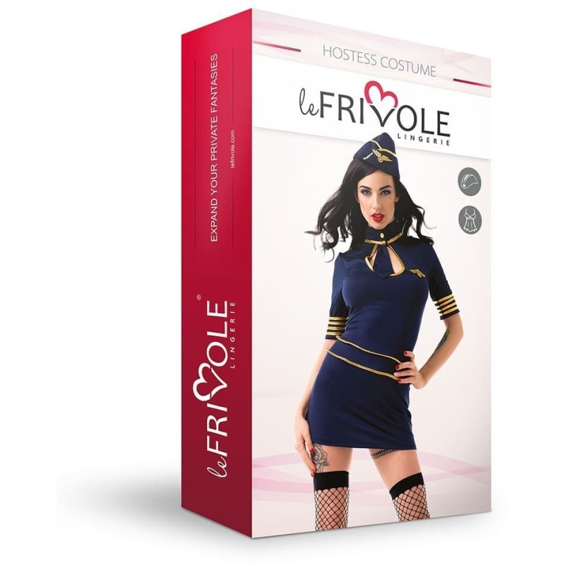 Le Frivole, Игровой женский костюм «Стюардесса премиум класса», размер S/M