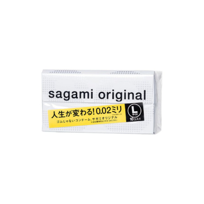 Презервативы Sagami Original 002 L-Size, полиуретан, 10 шт.