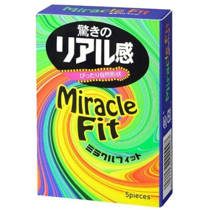 Презервативы Sagami, miracle fit, 5 шт.